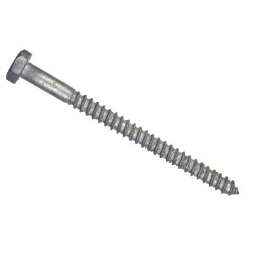 Hillman 1/4 In. x 2 In. Galvanized Hex Lag Screw (100 Ct.)