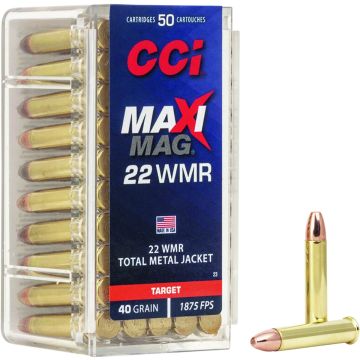CCI 22 WMR 40 Grain HS MAXI-MAG Rimfire Ammunition