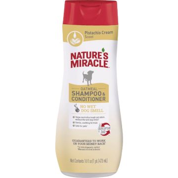 Nature's Miracle 16 Oz. Oatmeal Dog Shampoo & Conditioner