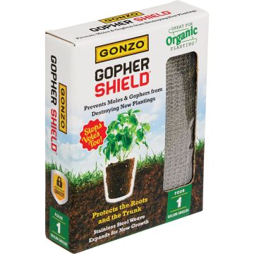 Gonzo Gopher Shield 1 Gal. Stainless Steel Weave Plant Protector (4-Pack)