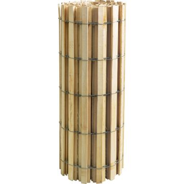 Nuvo Iron 4 Ft. H. x 50 Ft. L. 5 Wood Snow & Sand Control Fence, Natural