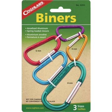 Coghlans Multi-Pack Carabiner (5-Pack)