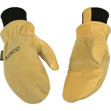 Kinco Men's Small Premium Pigskin Thermal Insulated Mitten