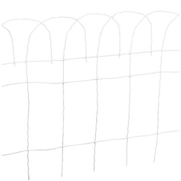 Best Garden 14 In. H x 20 Ft. L Galvanized Wire Decorative Border Fence
