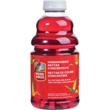 More Birds 32 Oz. Red Liquid Concentrate Hummingbird Nectar