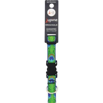 Lupine 3/4 In.  Woven Pattern Tail Feather 9 In. to 14 In.  Adjustable Collar