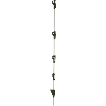 Dare 4 Ft. x 3/8 In. White Post with Step Plate