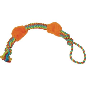 Boss Pet Chomper Plush Rope Tug Dog Toy