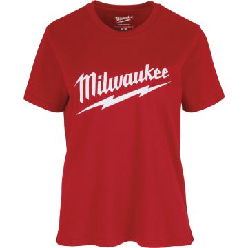 Milwaukee GridIron Women's XS Red Short Sleeve Pocket T-Shirt