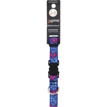 Lupine 3/4 In. Woven Pattern Social Butterfly 9 to 14 In. Adjustable Collar