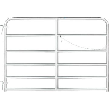 Tarter 50 In. H. x 6 Ft. L. x 1-3/4 In. Tube Diameter Galvanized Tube Gate