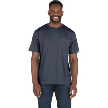 Berne Performance Men's 4XL Space Blue Short Sleeve Pocket T-Shirt
