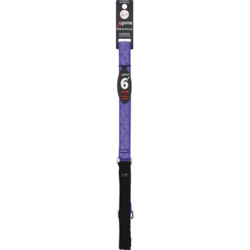 Lupine 1 In. x 6 Ft. Woven Pattern Jellyroll Dog Leash