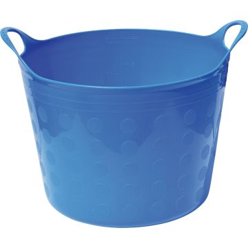 Tuff Stuff 4.2 Gal. Sky Blue Plastic Flex Tub