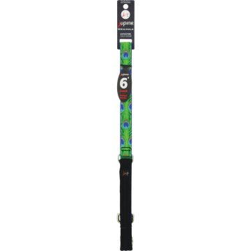 Lupine 1 In. x 6 Ft. Woven Pattern Tail Feather Dog Leash