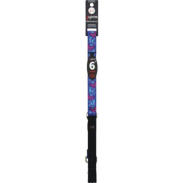 Lupine 1 In. x 6 Ft. Woven Pattern Social Butterfly Dog Leash