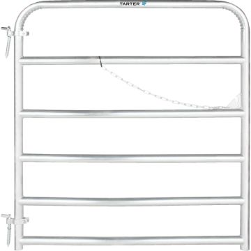 Tarter 50 In. H. x 4 Ft. L. x 1-3/4 In. Tube Diameter Galvanized Tube Gate