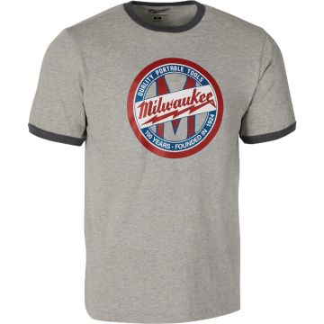 Milwaukee 100th Anniversary Small Gray Work Shirt