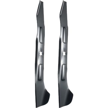 Oregon 46 In. Deck Riding Lawnmower Blade - Fits Troy-Bilt, Craftsman, and Cub Cadet Riding Mower (2-Count)