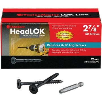 FastenMaster HeadLok 2-7/8 In. Structural Wood Screw (50 Ct.)