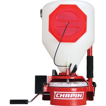 Chapin Portable Broadcast Fertilizer Chest-Mount Spreader with Easy-Fill Hopper