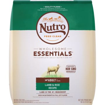 Nutro Wholesome Essentials 30 Lb. Lamb & Rice Adult Dry Dog Food