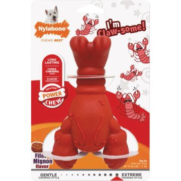 Nylabone Power Chew Medium Lobster Dog Toy
