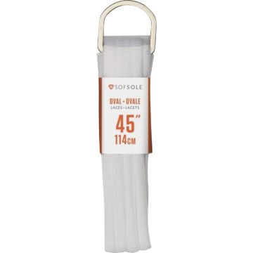 Sof Sole 45 In. White Athletic Shoe Laces
