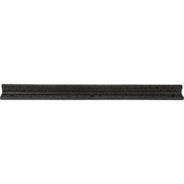 GroundSmart 3 In. H. x 4 Ft. L. Black Recycled Rubber Brickface Landscape Edger