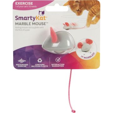 SmartyKat Marble Mouse Rolling Marble Cat Toy