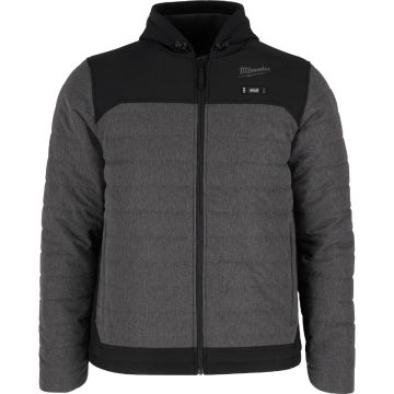 Milwaukee M12 AXIS Men's Gray Cordless Heated Jacket, L