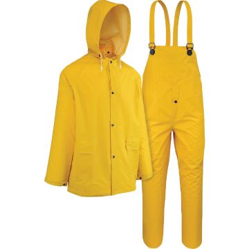 Boss Large 3-Piece Yellow PVC Rain Suit