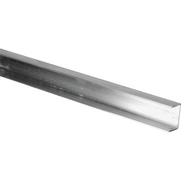 Hillman Steelworks Aluminum Mill 1/2 In. x 8 Ft., 1/16 In. U-Channel