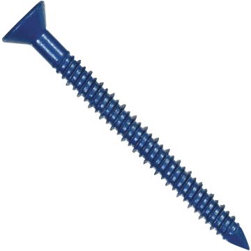 Hillman 1/4 In. x 1-3/4 In. Flat Head Tapper Concrete Screw (18 Ct.)