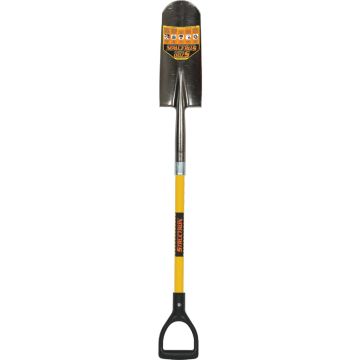 Structron S700 SpringFlex 29 In. Fiberglass D-Handle Round Point Drain Spade
