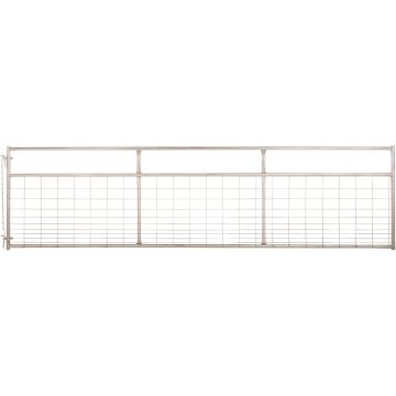 Tarter Watchman 50 In. H. x 16 Ft. L. x 1-3/4 In. Tube Diameter Galvanized Tube Gate