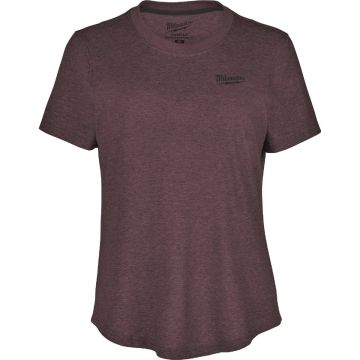 Milwaukee FREEFLEX Women's XL Purple Short Sleeve Hybrid T-Shirt