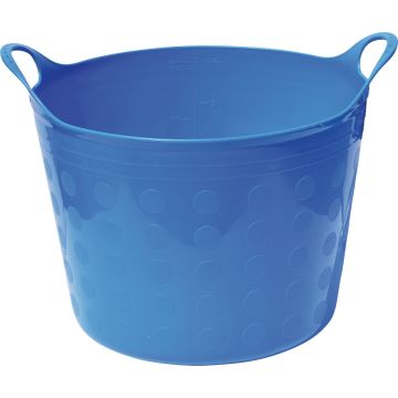 Tuff Stuff 16 Gal. Sky Blue Plastic Flex Tub