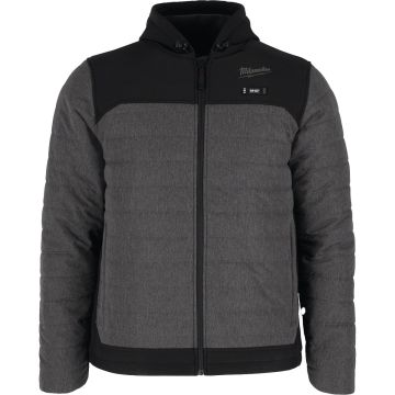 Milwaukee M12 AXIS Men's Gray Cordless Heated Jacket, XL