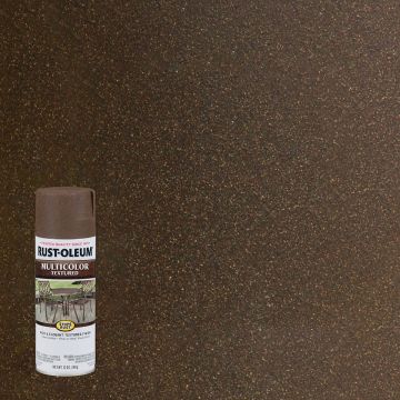 Rust-Oleum Stops Rust 12 Oz. MultiColor Textured Spray Paint, Autumn Brown