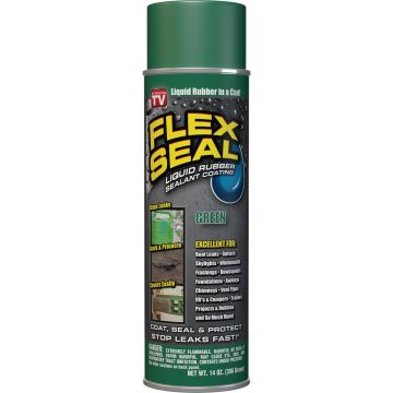 FLEX SEAL 14 Oz. Spray Rubber Sealant, Green
