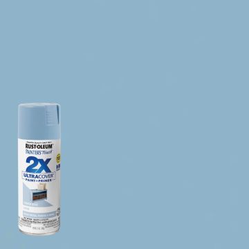 Rust-Oleum Painter's Touch 2X Ultra Cover 12 Oz. Satin Paint + Primer Spray Paint, French Blue