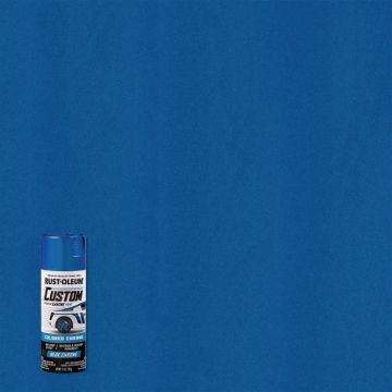 Rust-Oleum 10 Oz. Custom Colored Automotive Spray Paint, Blue Chrome