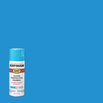 Rust-Oleum Stops Rust 12 Oz. Maui Blue Gloss Anti-Rust Spray Paint