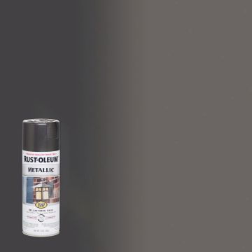 Rust-Oleum Stops Rust 11 Oz. Metallic Spray Paint, Charcoal