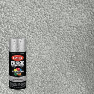 Krylon Fusion All-In-One 12 Oz. Hammered Spray Paint, Silver