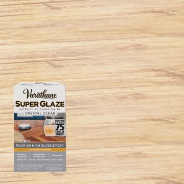 Varathane 1 Qt. Super Glaze Pour-On High Gloss Crystal Clear Epoxy Resin