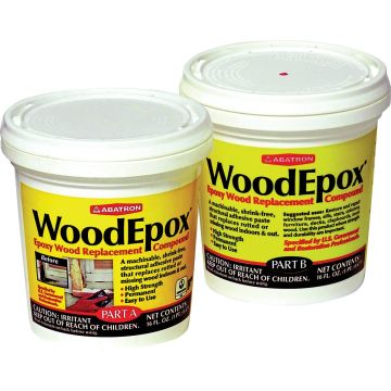 Abatron WoodEpox - Includes 1 Pt. Part A & 1 Pt. Part B