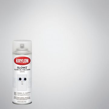 Krylon Glowz 6 Oz. White Glow-In-The-Dark Spray Paint