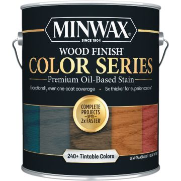 Minwax Wood Finish Color Series Oil-Based Stain, Clear Base, 1 Gal.